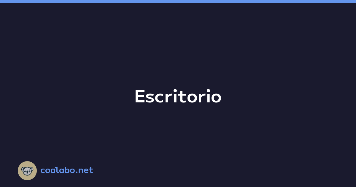 Escritorio