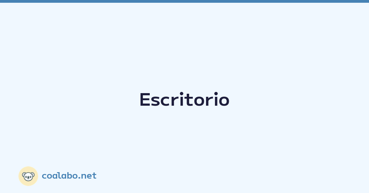 Escritorio
